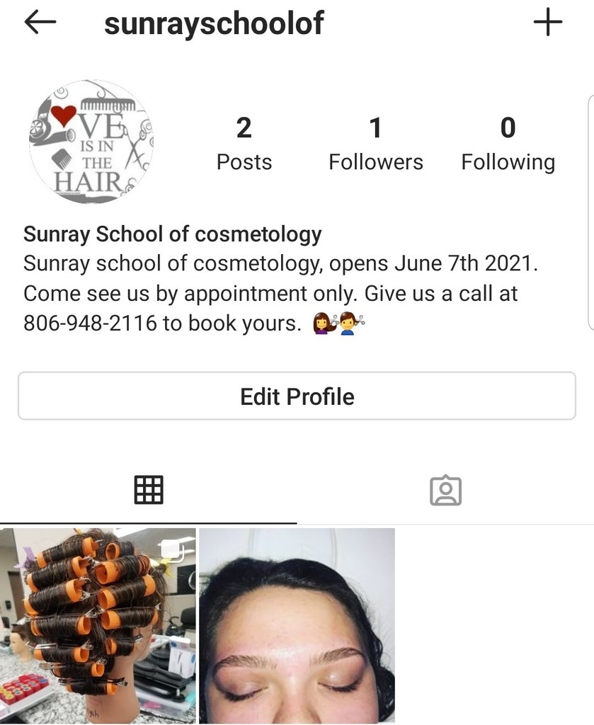 Cosmetology instagram account