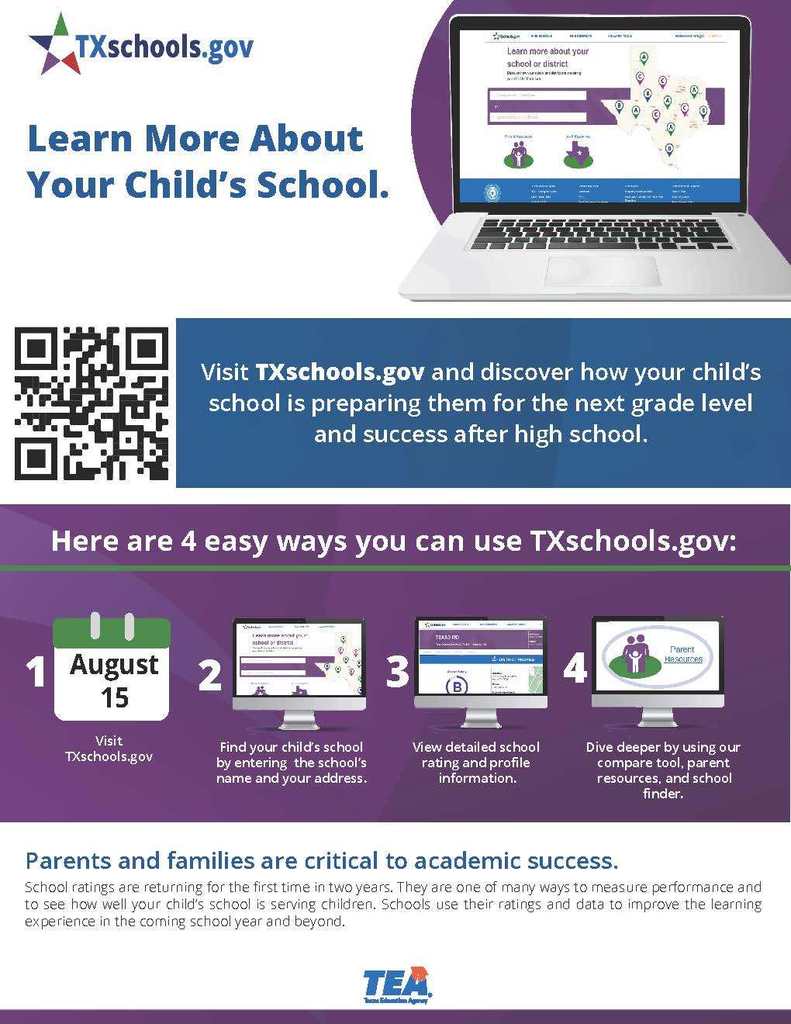txschool.gov information flyer