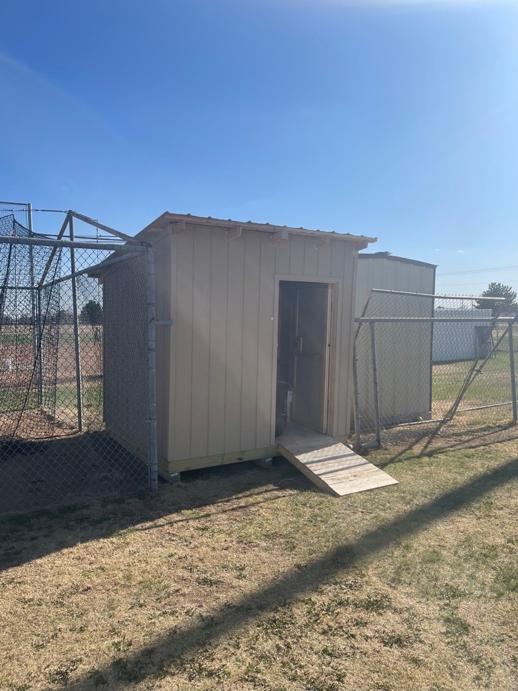 new baseball shed